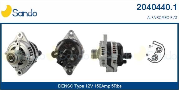 SANDO 2040440.1 Alternatore