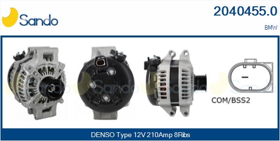 SANDO 2040455.0 Alternatore