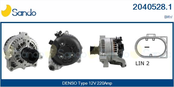 SANDO 2040528.1 Alternatore