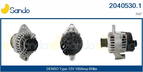 SANDO 2040530.1 Alternatore