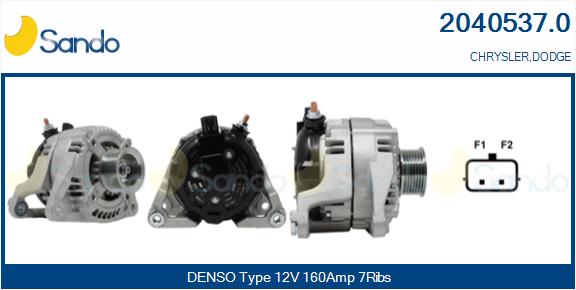 SANDO 2040537.0 Alternatore