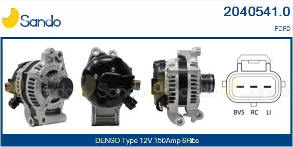 SANDO 2040541.0 Alternatore
