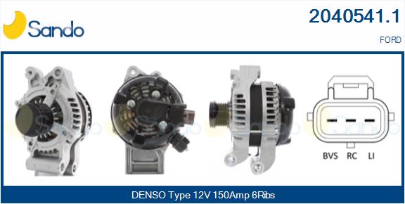 SANDO 2040541.1 Alternatore
