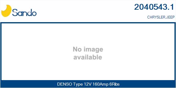 SANDO 2040543.1 Alternatore