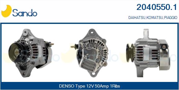 SANDO 2040550.1 Alternatore
