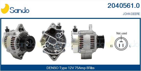 SANDO 2040561.0 Alternatore