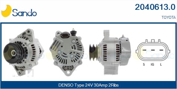 SANDO 2040613.0 Alternatore