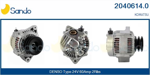 SANDO 2040614.0 Alternatore