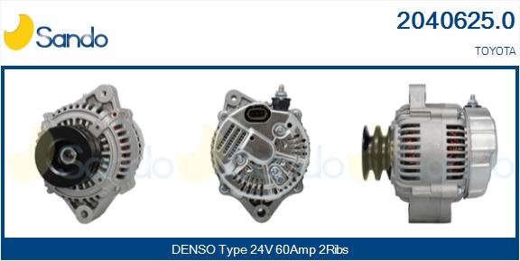SANDO 2040625.0 Alternatore