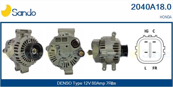 SANDO 2040A18.0 Alternatore
