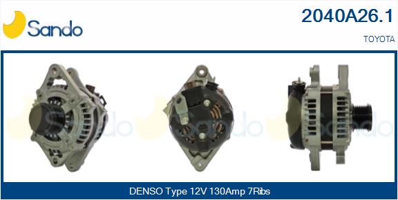 SANDO 2040A26.1 Alternatore