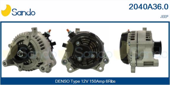 SANDO 2040A36.0 Alternatore