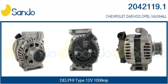 SANDO 2042119.1 Alternatore