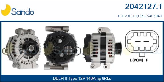SANDO 2042127.1 Alternatore