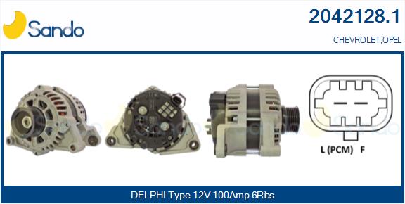 SANDO 2042128.1 Alternatore