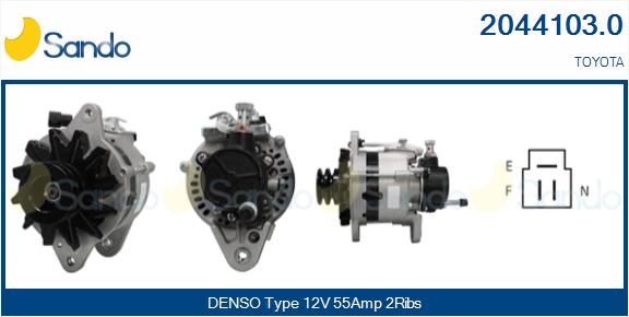 SANDO 2044103.0 Alternatore