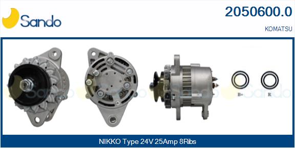 SANDO 2050600.0 Alternatore