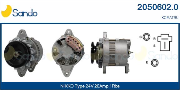 SANDO 2050602.0 Alternatore