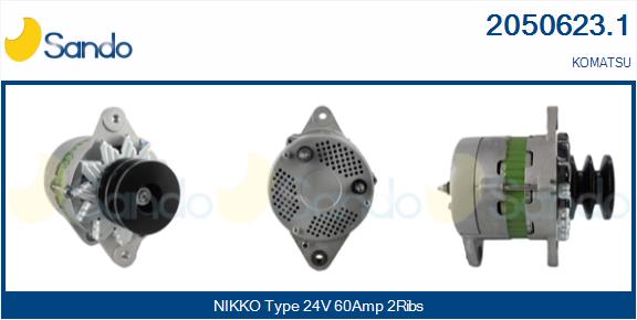 SANDO 2050623.1 Alternatore
