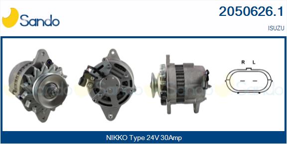 SANDO 2050626.1 Alternatore