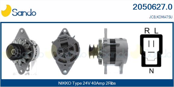 SANDO 2050627.0 Alternatore