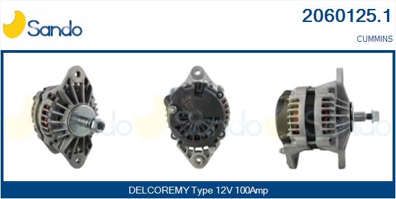 SANDO 2060125.1 Alternatore