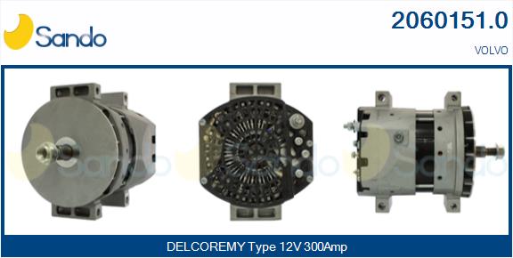 SANDO 2060151.0 Alternatore