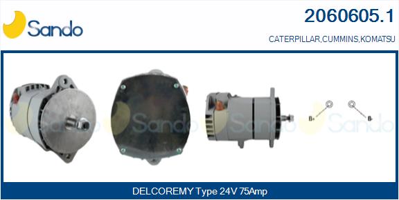 SANDO 2060605.1 Alternatore