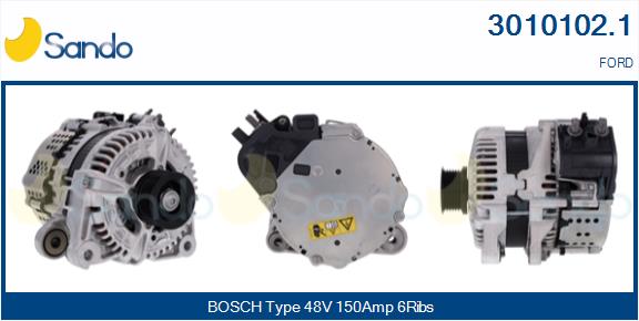 SANDO 3010102.1 Alternatore...