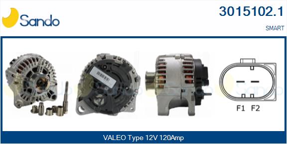 SANDO 3015102.1 Alternatore...