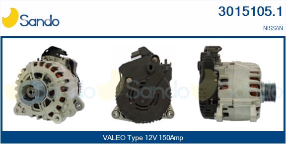 SANDO 3015105.1 Alternatore...