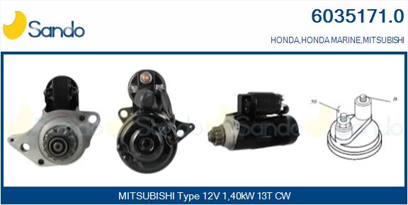 SANDO 6035171.0 Motorino...