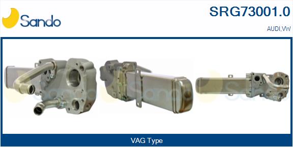 SANDO SRG73001.0 Radiatore,...