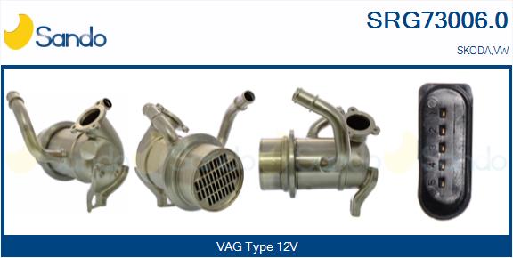 SANDO SRG73006.0 Radiatore,...