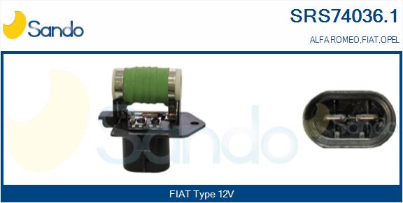 SANDO SRS74036.1 Resistore...