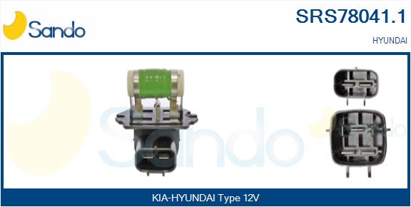 SANDO SRS78041.1 Resistore...