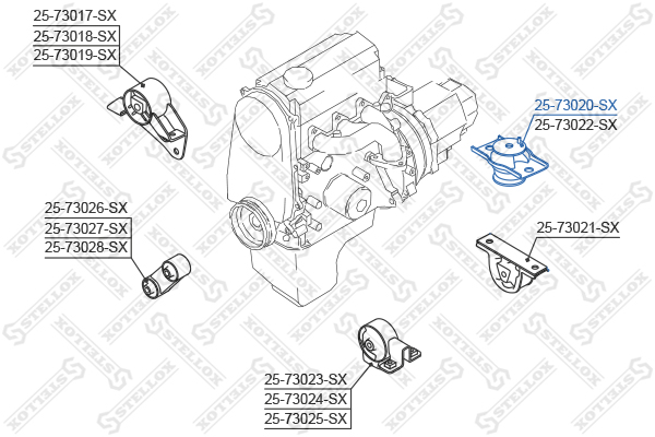 PARTS-MALL PXCMC-007B1...
