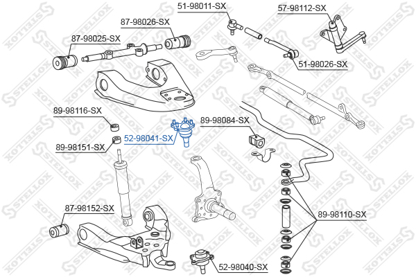STELLOX 52-98041-SX Άρθρωση...