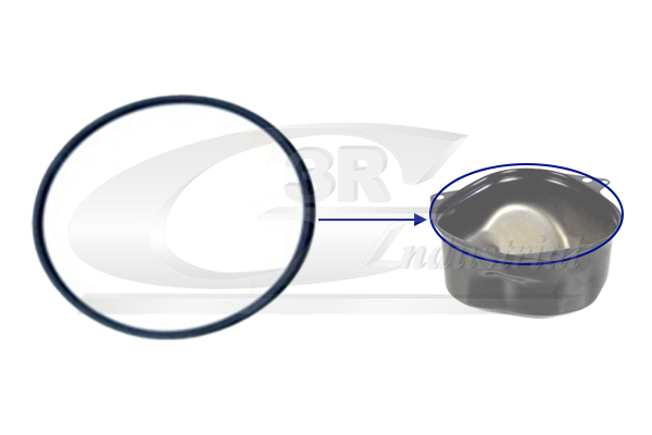 3RG 24646 Gasket, oil sump...