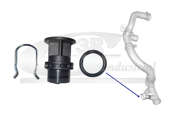 3RG 82246 Cap, radiator for...
