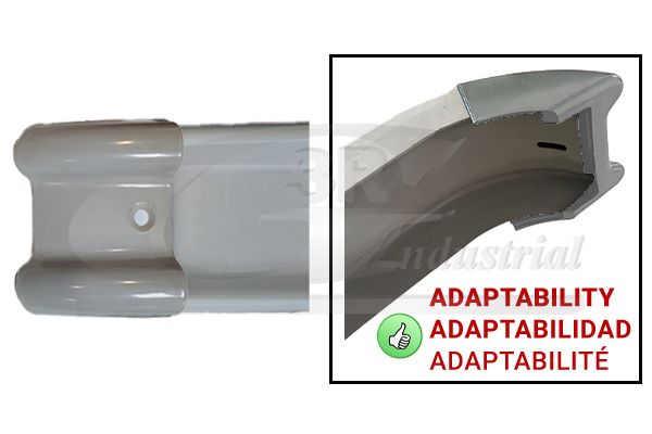 3RG 91239G Cover, bumper