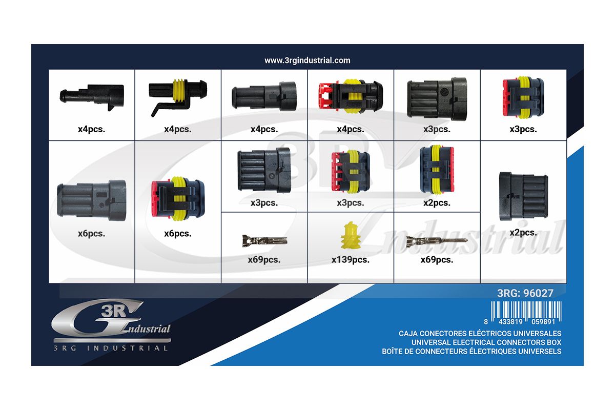 3RG 96027 Assortment, plug housings