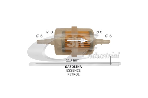 3RG B2000 Bränslefilter