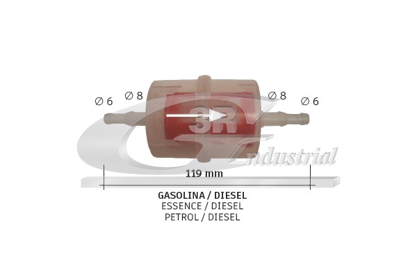 3RG B2004 Bränslefilter