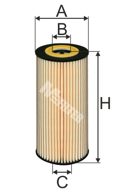 MFILTER TE 630 Filtre à huile