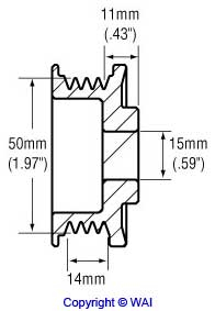 WAI 24-82264 Alternator...