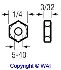 WAI 84-2100 Nut