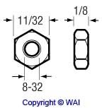 WAI 84-2200 Nut