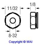 WAI 84-2201 Nut