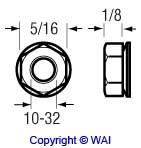 WAI 84-2304 Nut